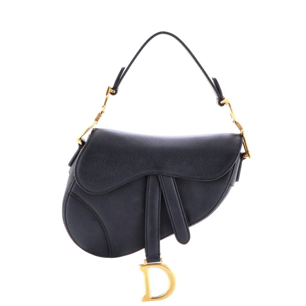 Christian Dior Mini Saddle Handbag Leather